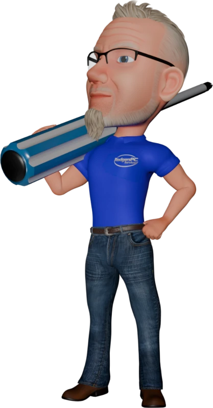 RodgersPC’s friendly tech mascot is here to help